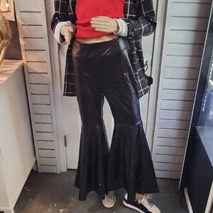 Pleather Bell Bottoms, XL